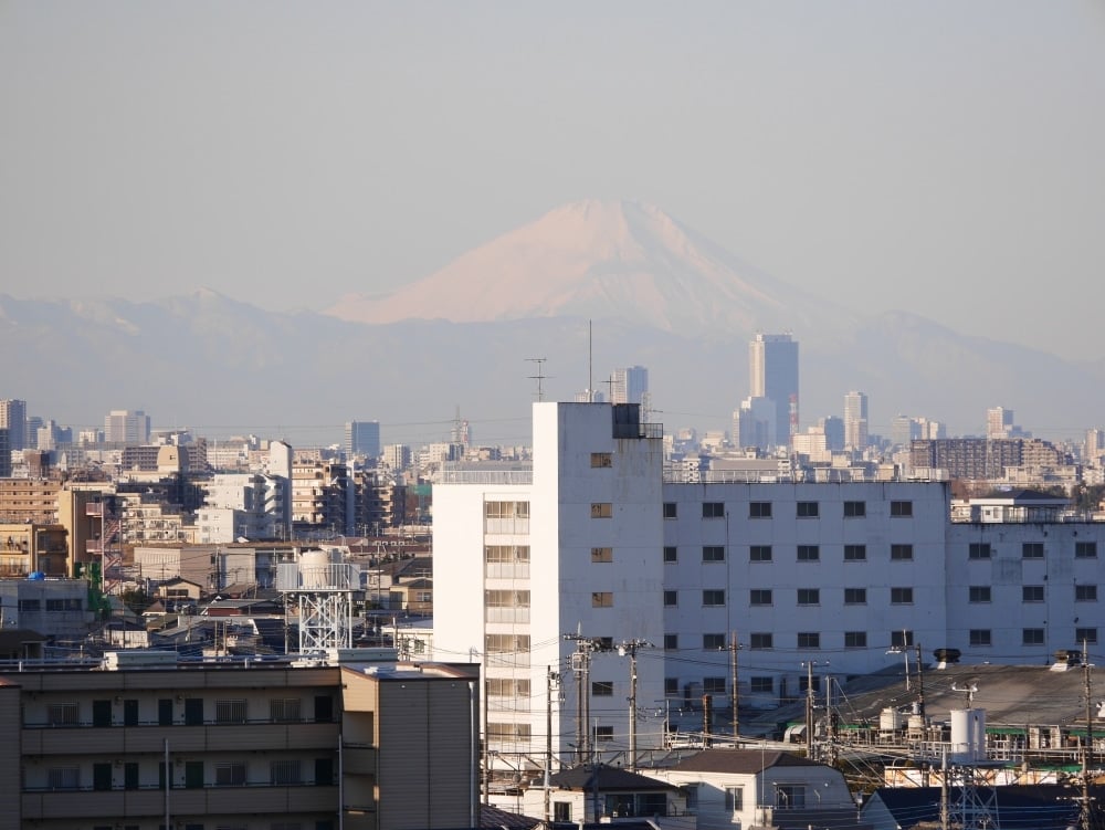 平成26年星祭当日の富士山