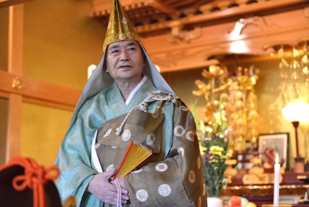 日蓮宗松戸本覚寺住職加藤雅章