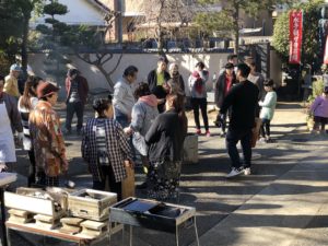 正月　餅つき