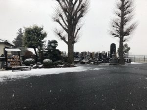 本覚寺　雪