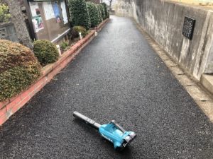 本覚寺　掃除