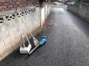 本覚寺　掃除