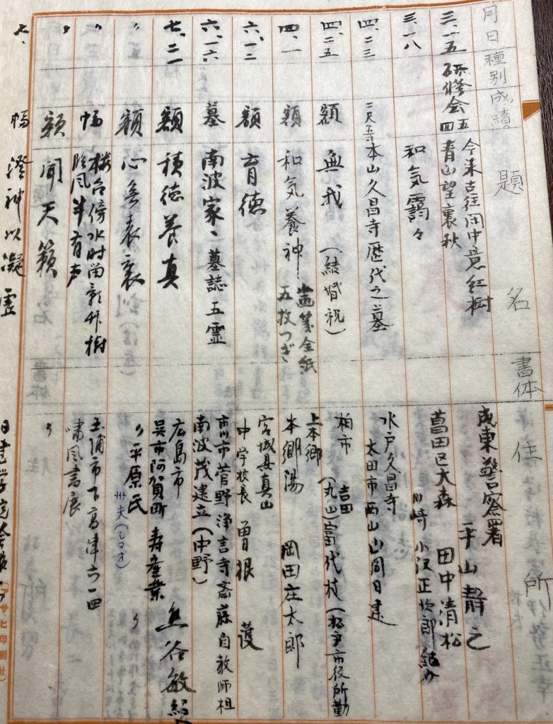 久昌寺歴代之墓