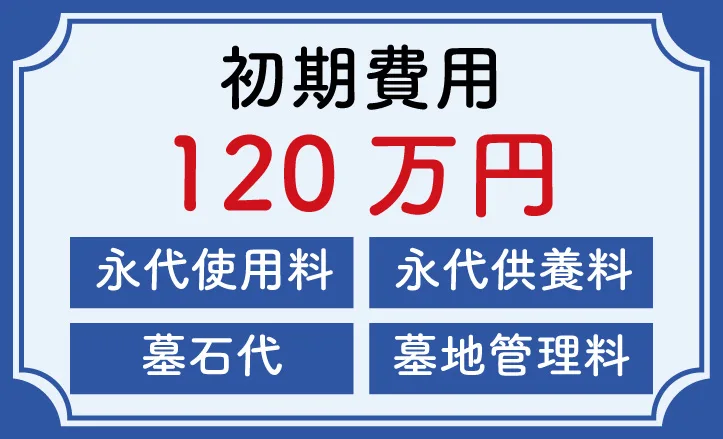 永代供養墓の初期費用